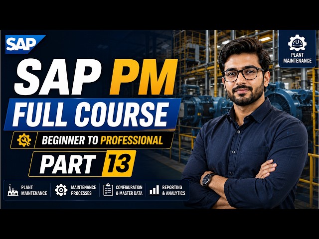 SAP PM Config 5 - Plant Maintenance Full Course Part 13 | ZebLearn India