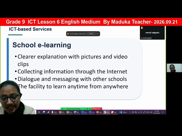 Grade 9 ICT 💻 | ICT and Society | Lesson 6 Part 1 | English Medium |2026.09.21 Recording #ict
