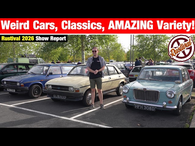 Rustival 2026 - Weird Cars, Rare Classics, INCREDIBLE Variety!