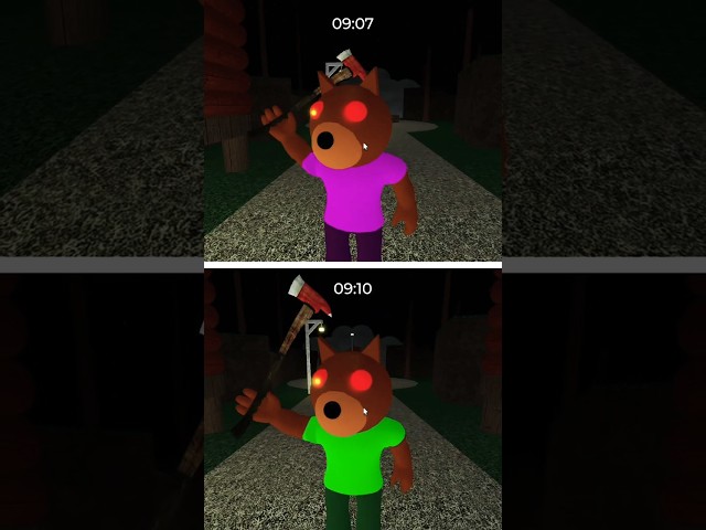 Piggy: Doggy PURPLE vs GREEN Jumpscares! (DAILY QUESTS) 🟣🟢