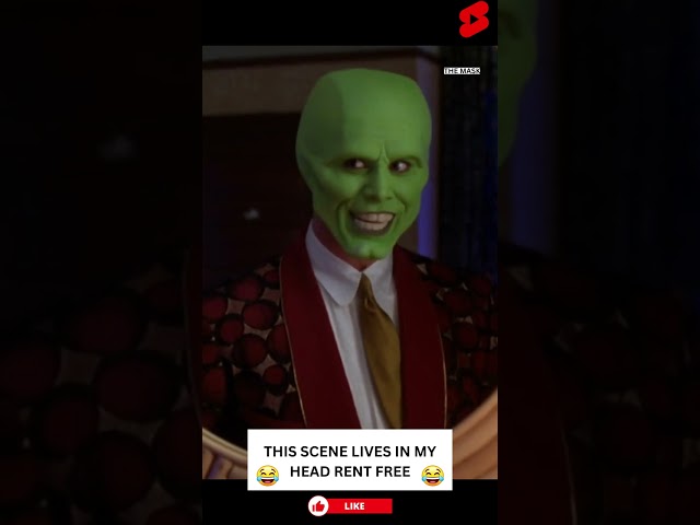 This Scene Lives In My Head Rent Free😂#jimcarrey #mask #shorts