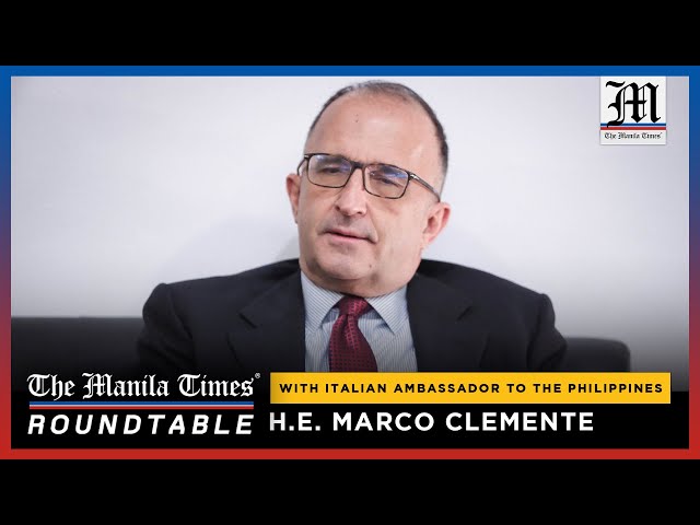 Italian Ambassador to the Philippines H.E. Marco Clemente | The Manila Times Roundtable