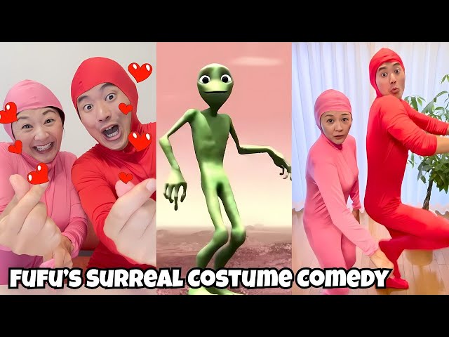 Surreal Ziki & Zaki Costume Horror Comedy | Fufu/ふうふ Bizarre Sketch Compilation 2024 Part1