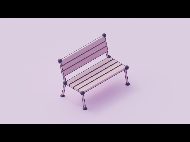 Model a Simple Isometric Chair In Blender - Series 3