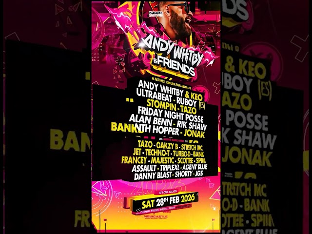Andy Whitby & Friends - Newcastle - 28.02.06 - Full Lineup Announce