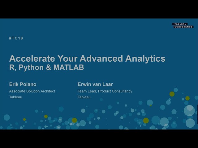 Accelerate Your Advanced Analytics: R, Python & MATLAB (Repeated)
