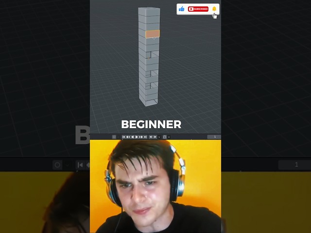 Beginners vs Professional: Fill Holes (Blender 3d) #blender #b3d #3d