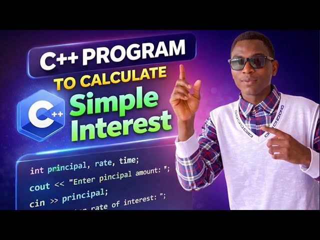 C++ Program to Calculate Simple Interest | Beginner Tutorial with Example #codingtutorial #coding