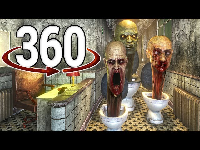 Skibidi Toilet 360° Horror Chase Video - Skibidi toilet VS Cameraman