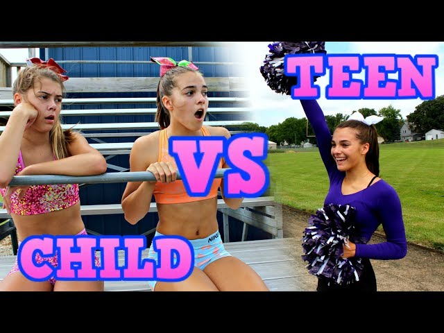 Child You VS Teen You: CHEERLEADING!