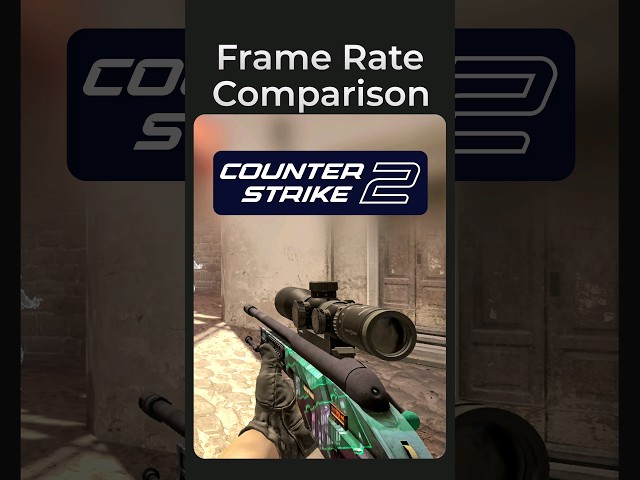 15 FPS vs. 30 FPS vs. 60 FPS in CS2 #60fps #cs2