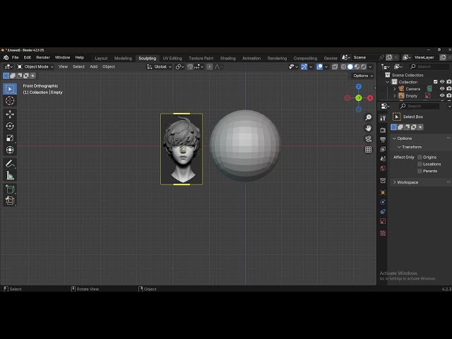 Blender Sculpting Timelapse |Desisculpts
