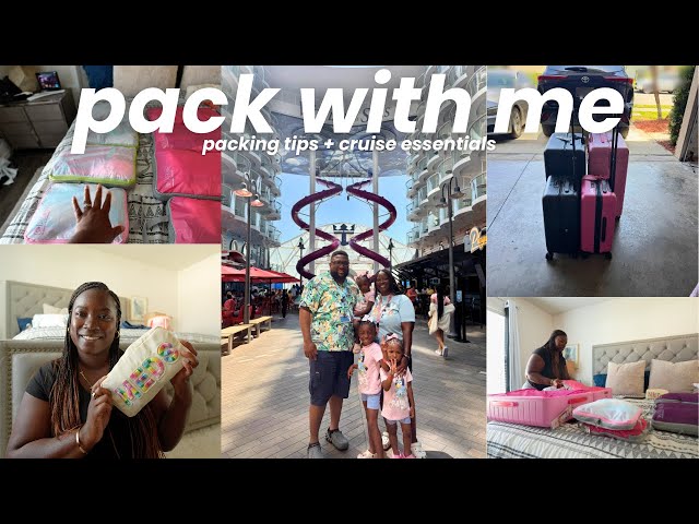 PACK WITH ME our first family cruise🌴| cruise essentials, packing tips + detailed packing list