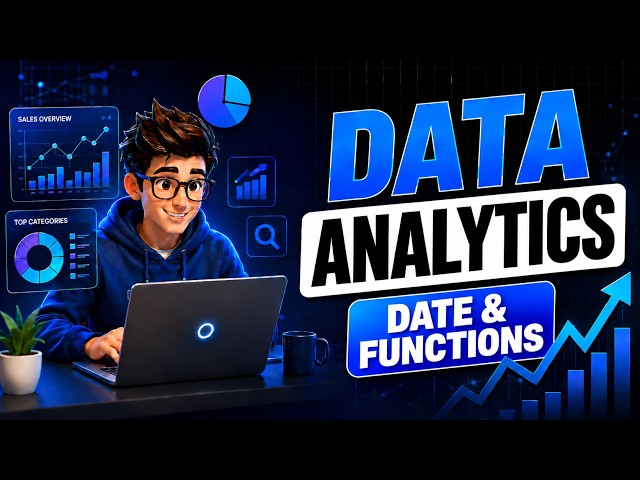 Excel DATE & Time Functions for Data Analytics | DATE, TODAY, NOW & More | Data Analytics Course