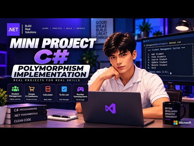 MINI PROJECT C# | Implementasi Polymorphism dalam Pemrograman OOP