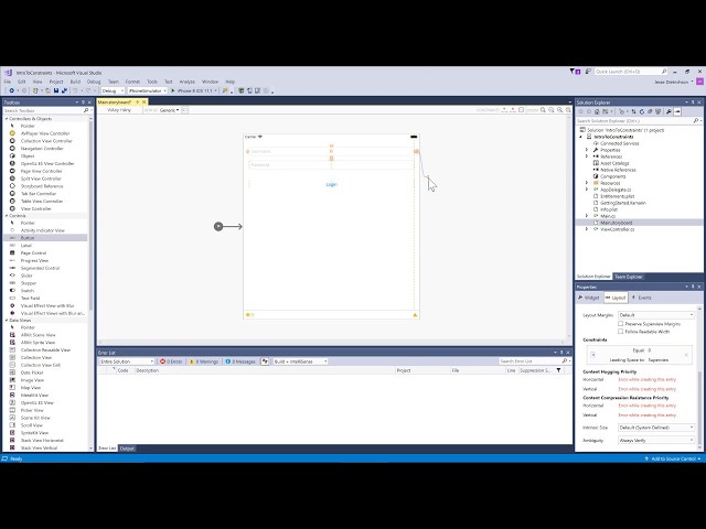 Introduction to iOS Autolayout and Constraints