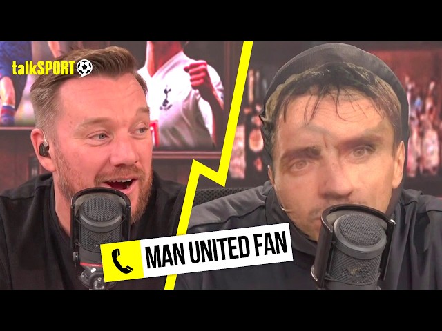 "YOU'RE A CLOWN!" Man United fan CLASHES with Jason Cundy after LOSS to Brighton!