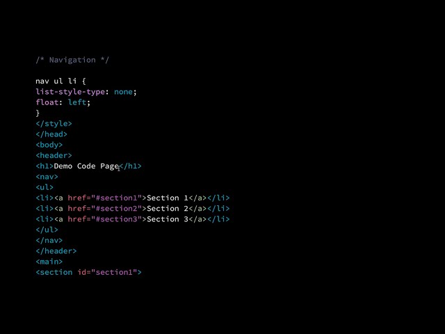 Designers Learn Code: Creating a Navigation
