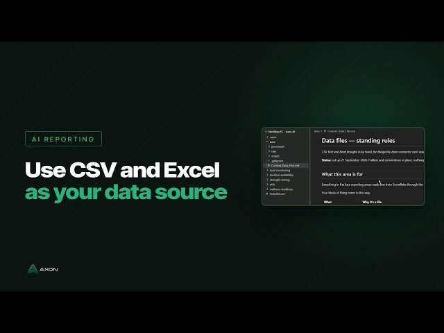 4b. How to Set Up CSV and Excel Files in VS Code for AI Reporting