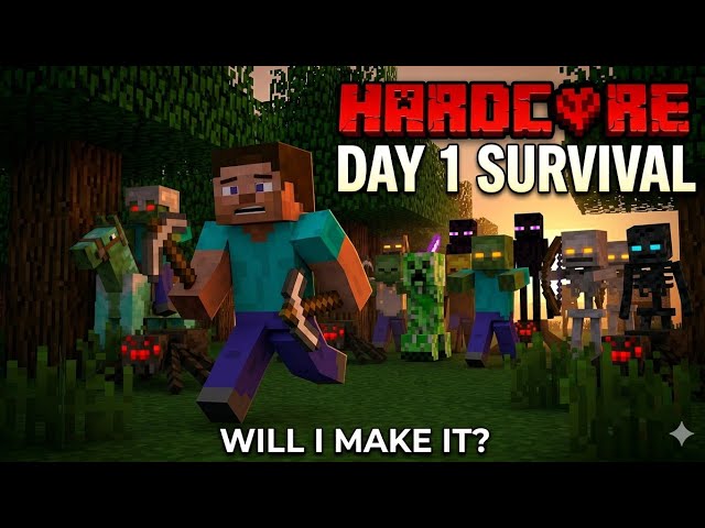 Survival Starts Now! | Minecraft Hardcore Day 1