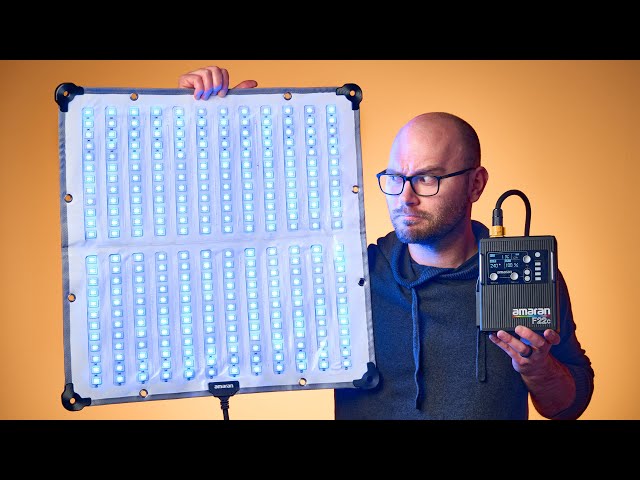 The Amaran F22c LED Light Mat is NUTS!