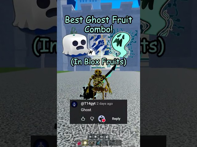 Best Ghost Fruit Combo In Blox Fruits! #roblox #bloxfruits #bloxfruitscombos