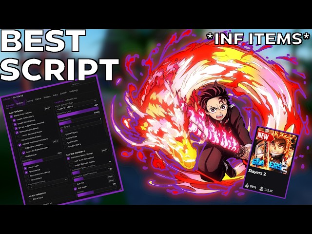BEST SLAYERS 2 SCRIPT | GODMODE, UNLIMITED MATERIALS, AUTOPARRY (WORKING)
