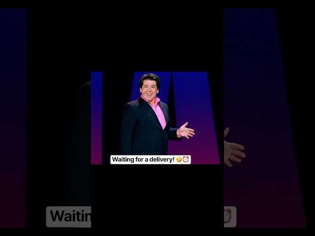 Waiting for a delivery! 🤣⏰ #comedy #michaelmcintyre #standupcomedy