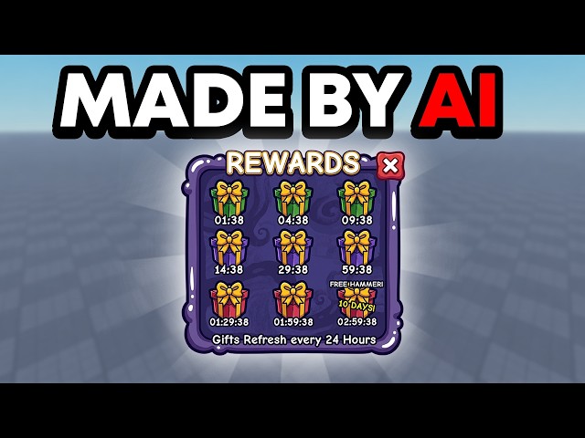 I remade my Roblox GUI's with AI