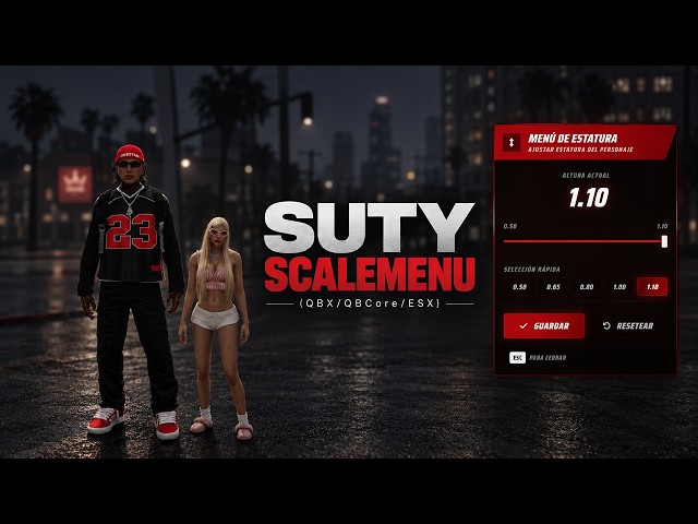 Scale Menu FiveM Script (QBX/QBCore/ESX)