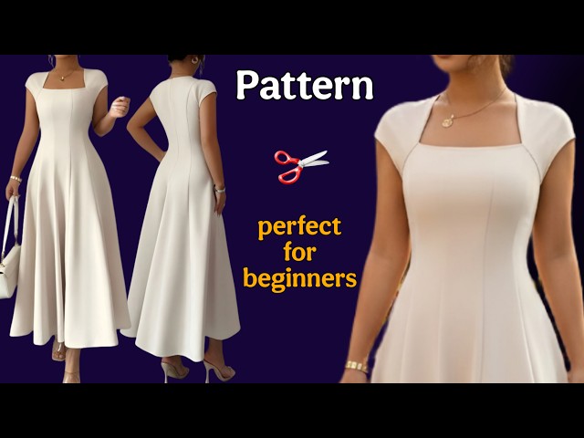 The Secret to a Perfect Fit | 9-Panel Dress Pattern Drafting Secrets ✂👗