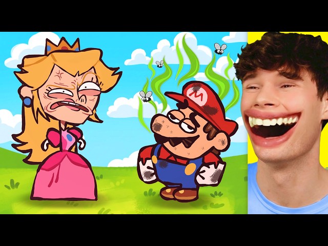 Try NOT To LAUGH *Mario MOVIE Animations*