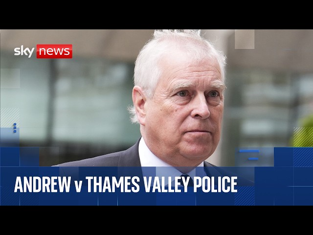 Andrew's legal action against Thames Valley Police under way