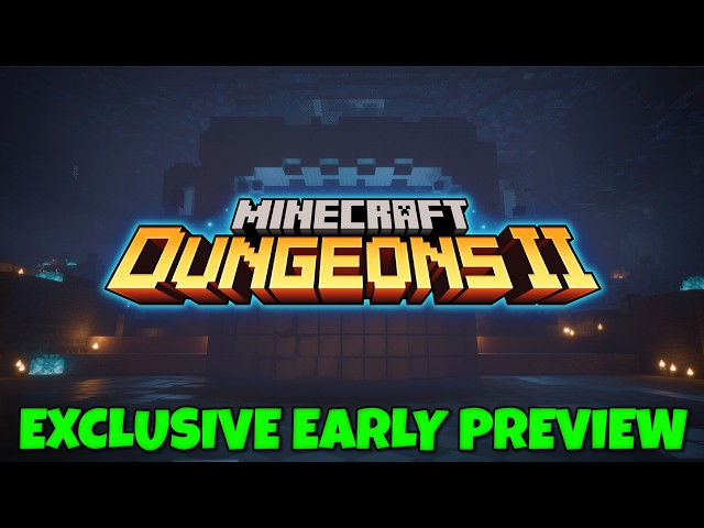 Minecraft Dungeons 2: EXCLUSIVE Early Preview! Twisted Warden, Combat, Enchanting & More!