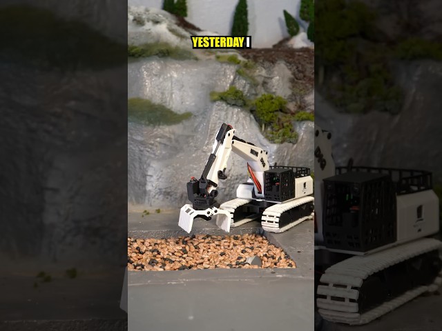 3D Printed RC Excavator Bean Scooper #3dprinting #rc