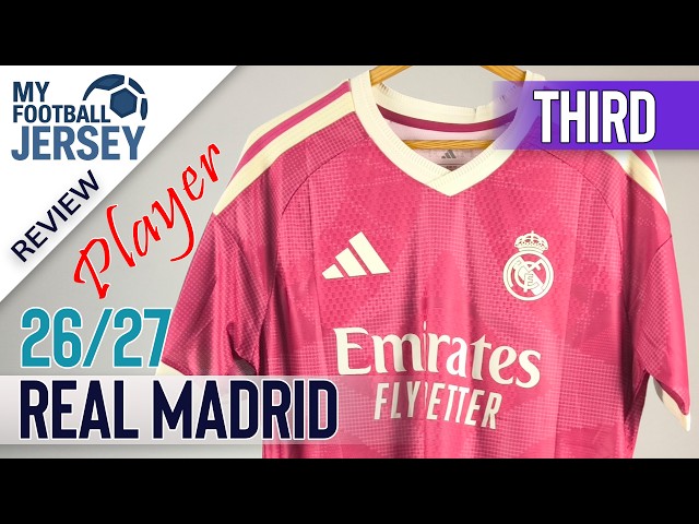 Real Madrid Third Jersey 26/27 Vini Jr (adjersey) Player Version Review