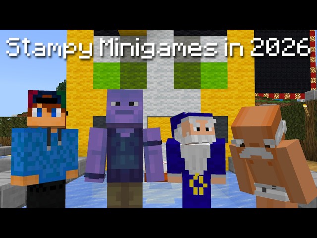 4 Grown Men Play Stampy Minigames