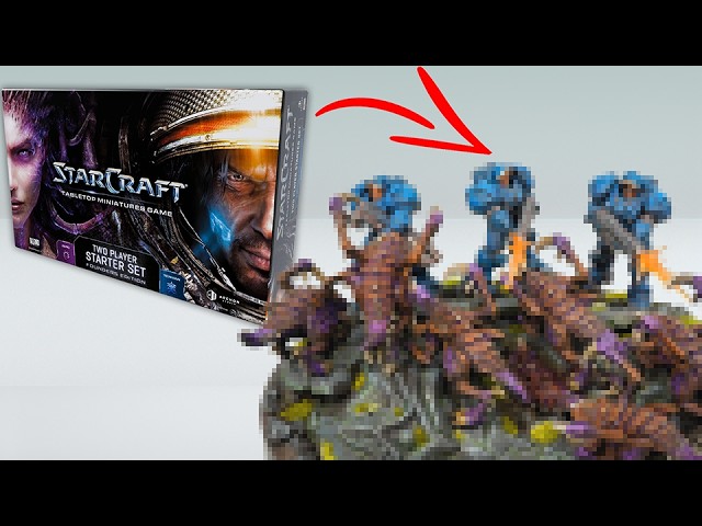 They asked me to do something "cool" with StarCraft minis... so I did.