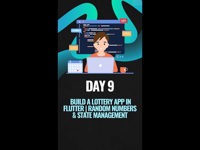 Day 9 – Build a Lottery App in Flutter | Random Numbers & State Management Tutorial