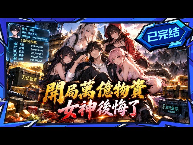 💥已完結【開局萬億物資，女神後悔了】末世降臨別人搶食求生，他卻坐擁萬億物資！一路打臉渣女，女神全都傻眼了！#打臉爽文 #逆襲 #女神 #爽文 #無敵流 #國漫 #動漫 #動態漫