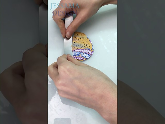 Turning Hidden Magic Mokume Gane into a Polymer Clay Collar