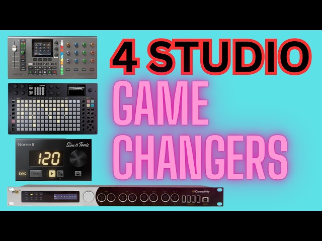 4 Pieces of GEAR that CHANGED my Music STUDIO !