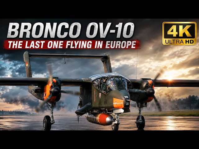 Bronco OV-10  The Bronco Team  G-ONAA  Is the Only Flying One in Europe  4Kᵁᴴᴰ