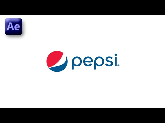 Pepsi Logo Animation in Adobe After Effects - After Effects Tutorial - No Plugins.