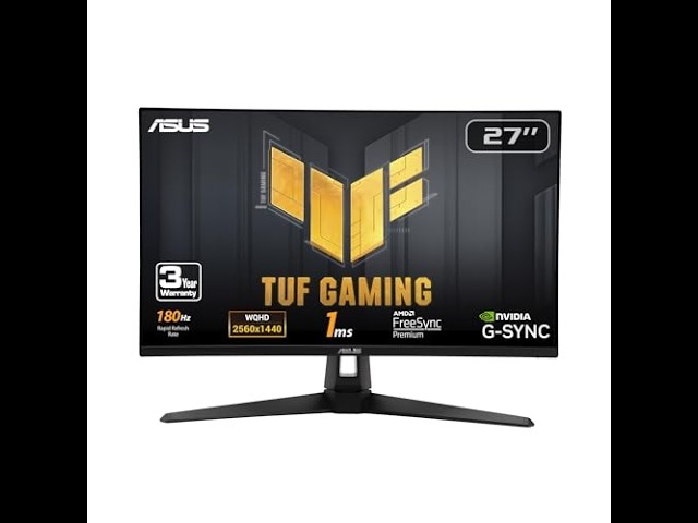 ASUS TUF Gaming VG27AQ3A Review – 27” 1440p 180Hz Gaming Monitor Worth It?
