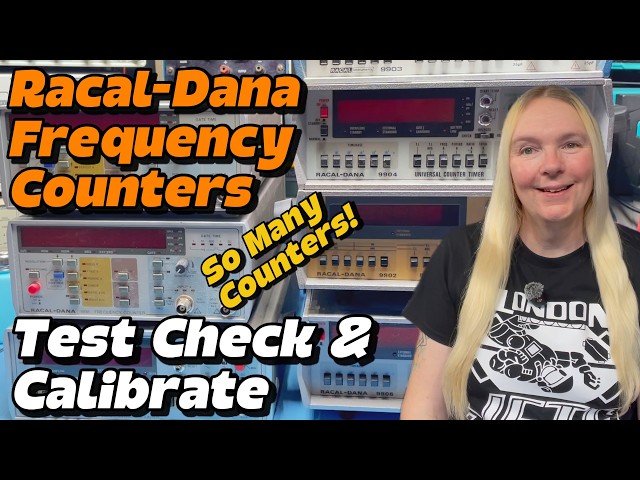 Racal Dana Frequency Counters 9902, 9903, 9904, 9906 & 1998 Test & Calibration! So Many Counters!