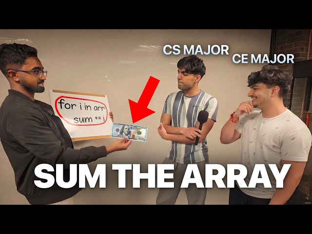 Comp Sci is COOKED! Code a Solution for $100