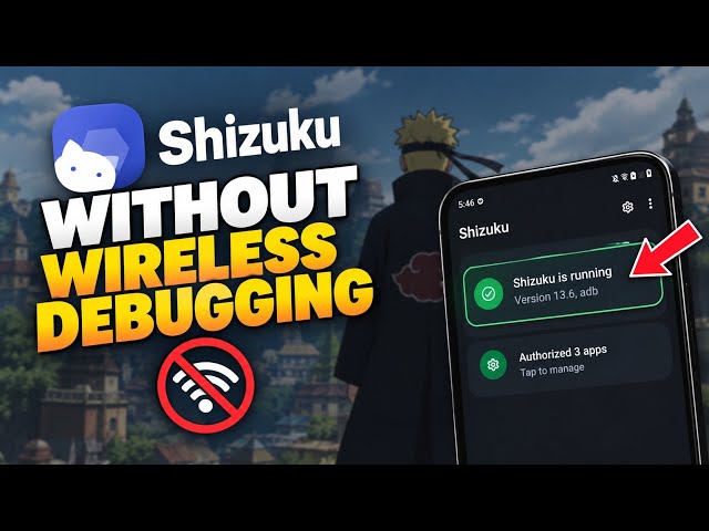 How to Use SHIZUKU Without Wireless Debugging (Best for Lower Android Version)