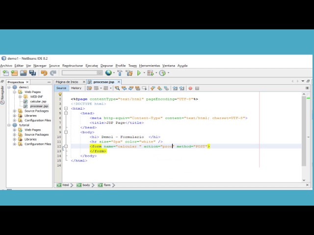 JSP TUTORIAL ,PROCESO Y RESPUESTAS ENTRE CLIENTE Y SERVIDOR USANDO JSP( UPT)