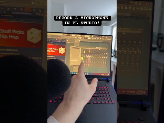 How to record a microphone in fl studio #flstudio #microphone #howtorecordmicrophoneinflstudio #fl